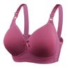 Plus Size D Cup Thin Wireless Push Up Bra For Women
