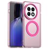 Slim Matte Clear Magnetic Wireless Charging Armor For Magsafe Case For Oneplus 13 Military Shockproof Candy Color Frosted Cover