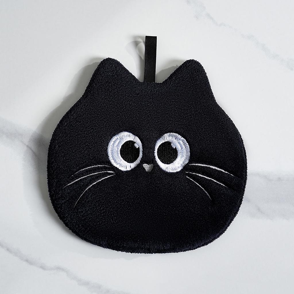 Мультяшное полотенце для рук "Дух пыли" - Милое, Мягкое, Впитывающее, для кухни и ванной, с петлей для подвешивания