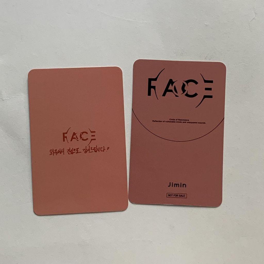 [Б/У] BTS Universal Sanok Public Broadcast Limited Случайная торговая карточка FACE Чимин 2 штуки