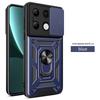 Для Xiaomi Redmi Note 13 4G Чехол Сдвижная Защита Объектива Противоударные Бронированные Чехлы Для Редми Ноут 13 Ноут13 Магнитный Держатель Кольцо Крышка