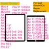 10 шт. Для iPad Pro 11 13 M5 Air 13 11 M4 M3 M2 Air 6 5 4 3 Mini Pro 12.9 10.5 9.7 Сенсорная Панель Экран Переднее Внешнее Стекло С OCA