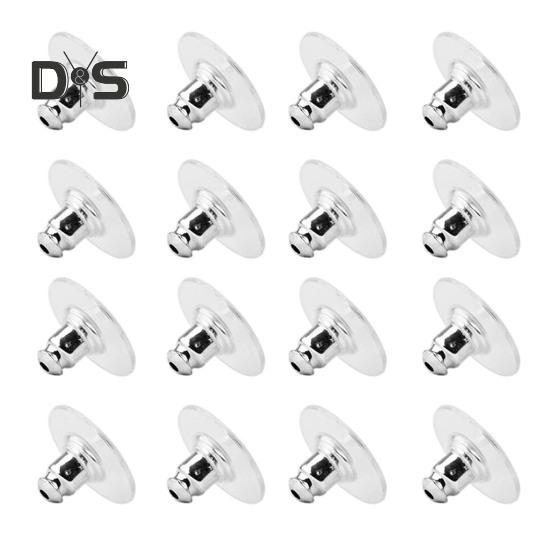 120 шт. Подставки для сережек с подушечкой Гипоаллергенные фиксаторы для сережек Акриловые подставки для сережек Замена для потерянных подставок для сережек Изготовление сережек своими руками