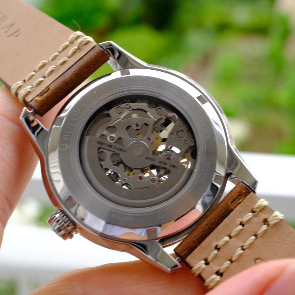 Б/у [Хорошее состояние] BULOVA с автоподзаводом скелетон 96A208