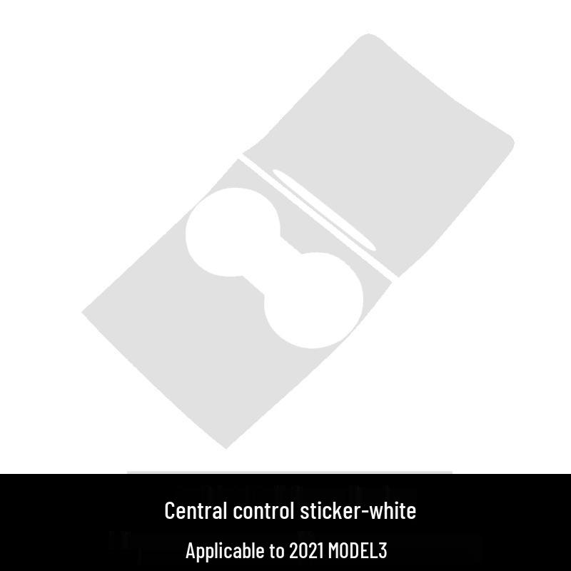 Наклейка-пленка на панель консоли Tesla Model 3/Y - Обновленный дизайн