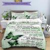 3PCs Granddaughter Love Quotes Design Cover Set, Breathable Fabric(1 Duvet Cover + 2 Pillowcases) (Without Quilt) yy250911201