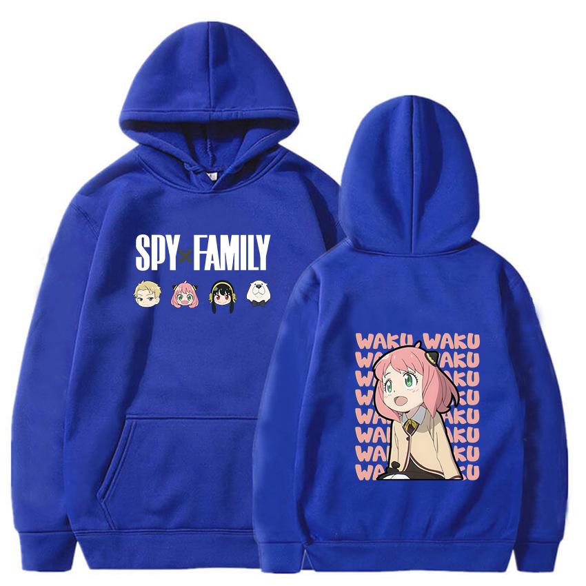 Горячая аниме-шпионка x семья Аня Форджер с графическим принтом, с капюшоном для мужчин и женщин, распространенные толстовки с капюшоном, повседневная уличная одежда, толстовка унисекс в стиле Харадзюку