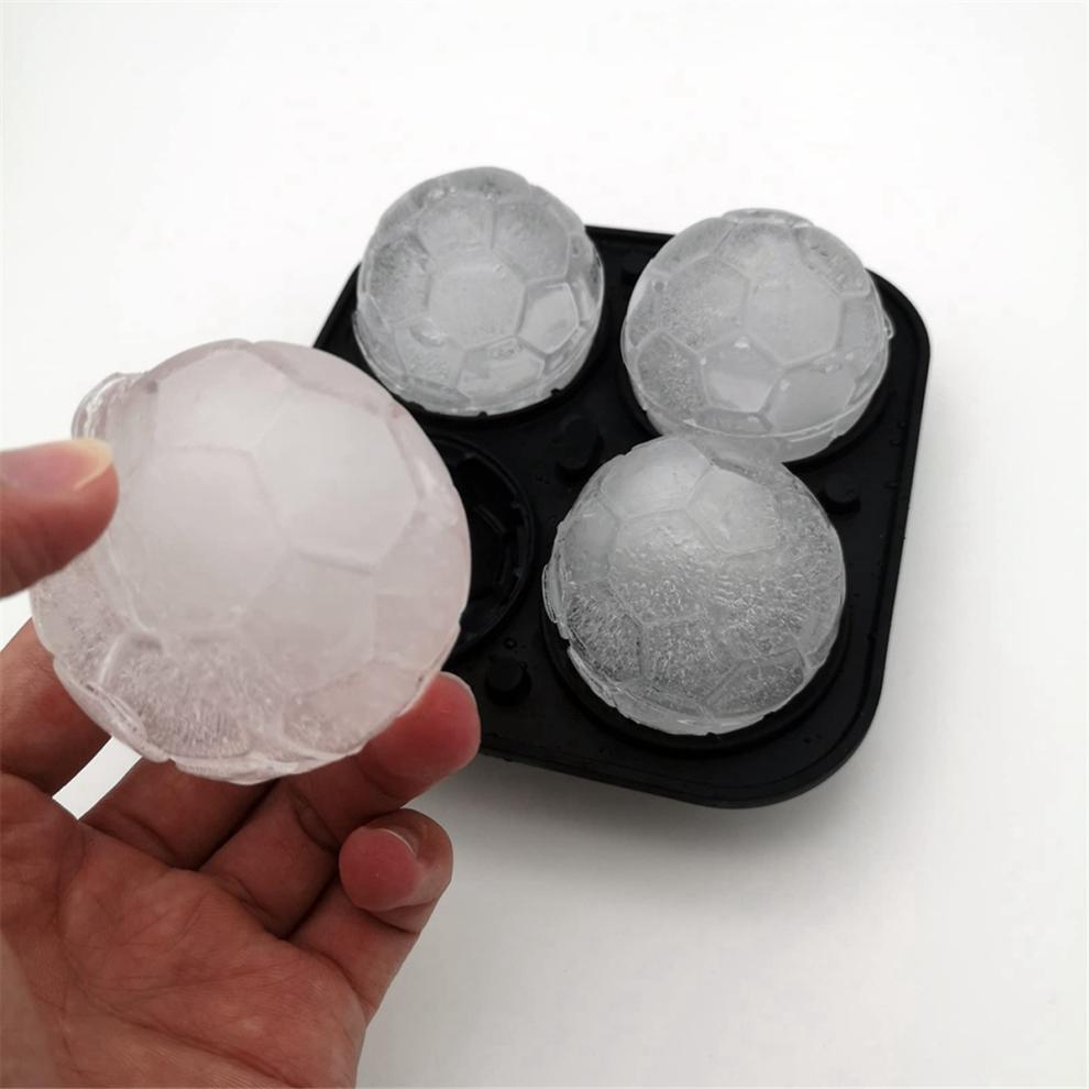 Silicone Rugby Ice Tray Shape Whisky Ball Maker Hockey Mold