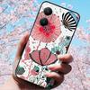 Для Xiaomi Poco X7 Pro 3D Рельефный Цветок Тиснение Мягкий Силиконовый Чехол Мультяшная Расписная Задняя Крышка для Poco X7 Pro с 3D Рельефным Чехлом