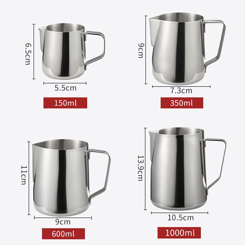 Кувшин для вспенивания молока/кофе из нержавеющей стали, контейнер для латте, металлический кувшин