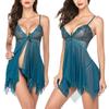 New Sling Lingerie for Women Deep-V Lace Babydoll Sleepwear Boudoir Outfits Plus Size