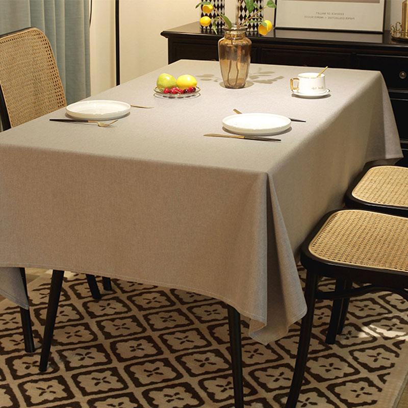 WaterProof Decorative Table Cloth Rectangular Tablecloths Dining Table Cover Simple and Modern TableCover Cloth