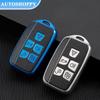 For Land Rover Range Rover Sport Evoque Freelander2 For Jaguar XF XJ XJL XE TPU Leather Car Key Cover Case Shell Holder Protector
