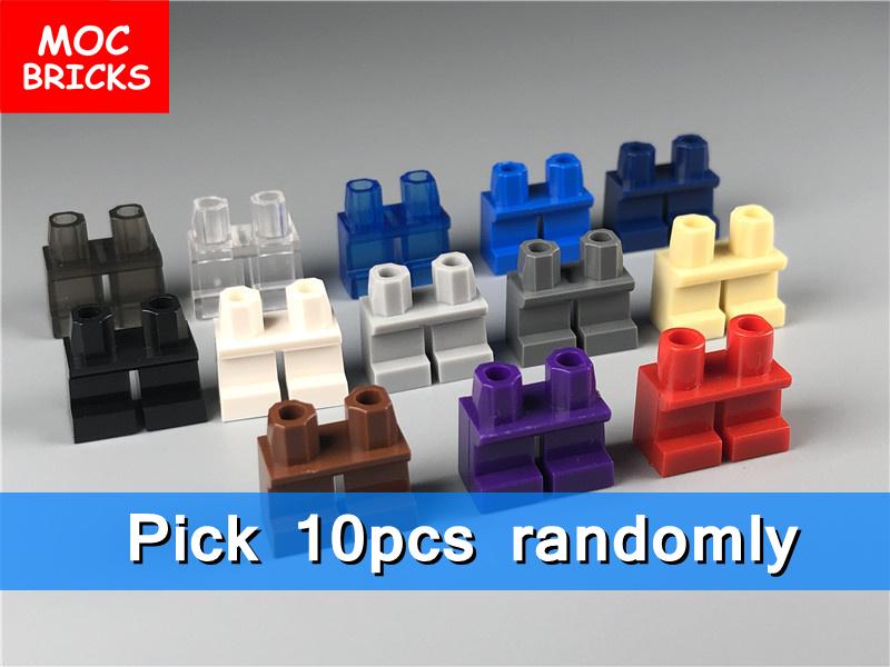 Нетоксичные 10 шт./Лот Moc Кирпичи Штаны Платье Короткие Ноги Печать Тело Одежда Совместимые С Другими Сборные Частицы Игрушки Подарки