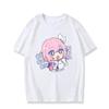 Honkai Impact 3 Kawaii Elysia Fans COS футболка в корейском стиле, японское аниме, футболка унисекс с принтом, летние модные повседневные свободные футболки