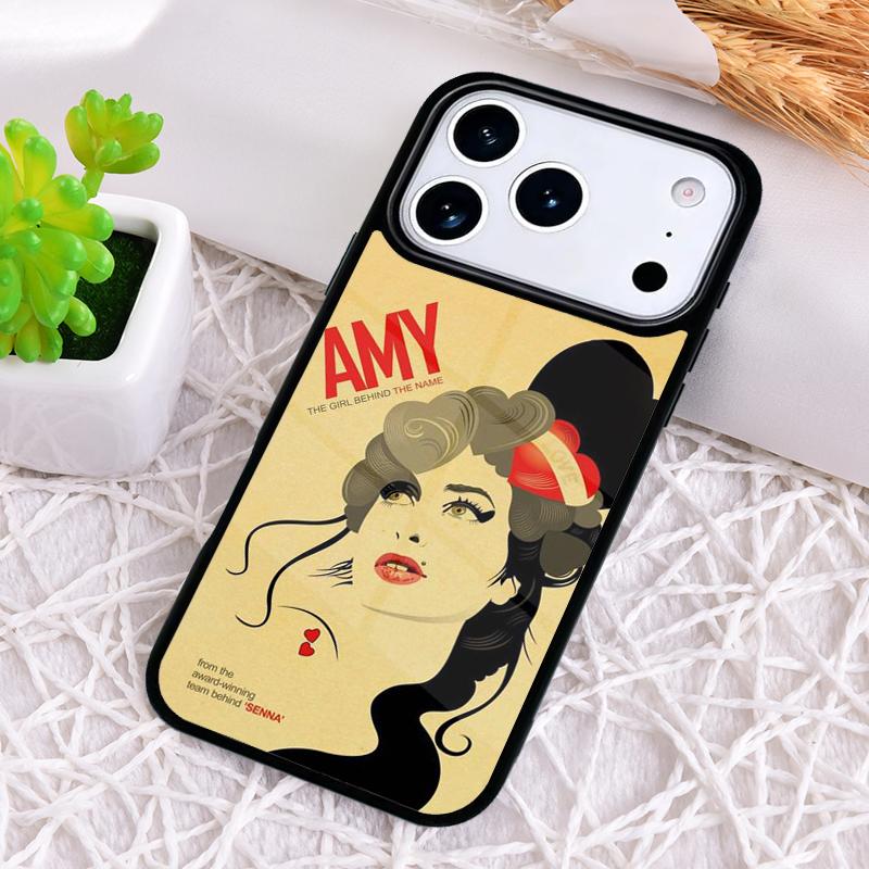 Чехол для телефона Amy Winehouse для iPhone 17 Air 16 15 11 12 14 13 Pro Max Ударопрочный чехол