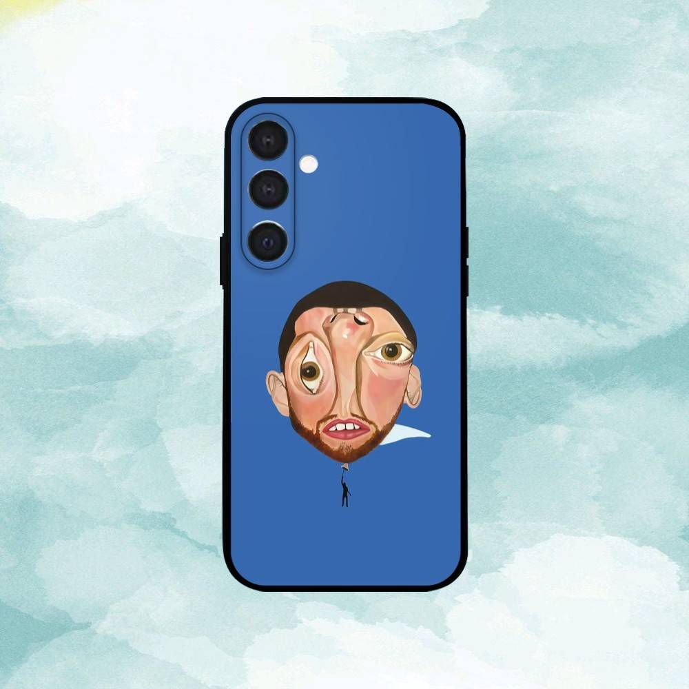 Rapper M-Mac Miller Cool Phone Case For Samsung A73,72,71,A52,51,40,41,A22,A32,31,A13, Soft Black Shell