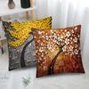 Наволочка в скандинавском стиле, масляная живопись, 45*45 см, полиэстер, декоративная наволочка для диванной подушки, украшение для автомобиля и дома