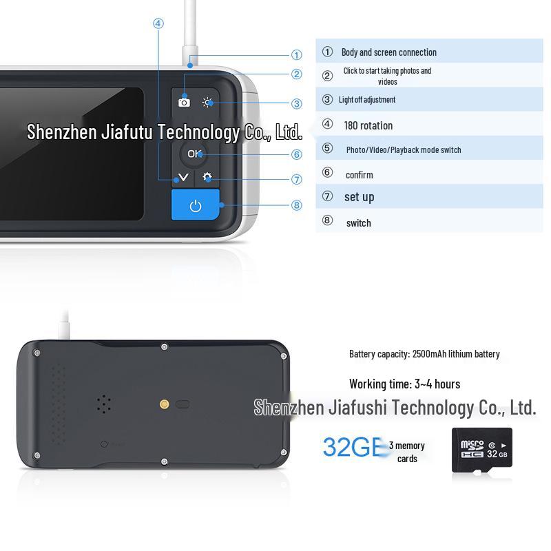 4.5" HD Visual Otoscope & Endoscope Earwax Removal Tool
