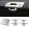 For Toyota Highlander XU70 2024 Exterior Part Modify Chrome Door Handle Bowl Cover Trim Protective Decorate Sticker Anti-scratch