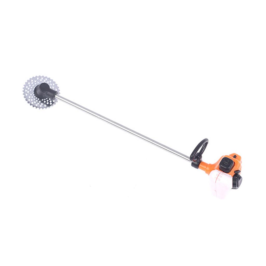 Маленькая газонокосилка для кукольного сада, демонстрационная миниатюрная бензопила, мебель для кукольного домика 1/12, украшения для кукольного домика