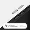 ABEEL Чехол для iPhone 14 PC + TPU + Алюминиевый сплав + Полиуретановая кожа Тонкая задняя крышка телефона Совместим с MagSafe