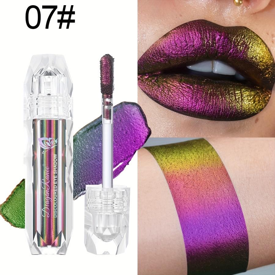 9-цветный металлический блеск для губ с эффектом хамелеона Lip Glzae High Shine Стойкая губная помада коралловых тонов для сценического и хеллоуинского макияжа
