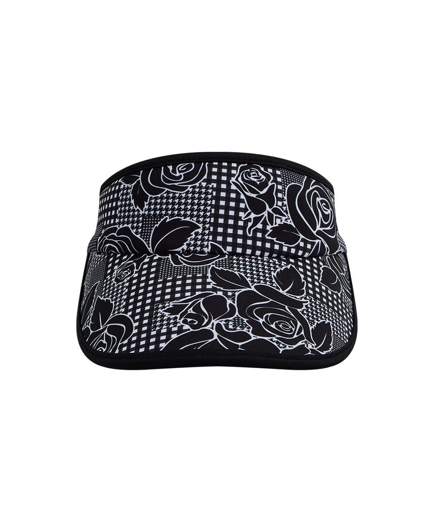 Козырек-кепка CHUCUCHU (Цветок черный) Cbfss-Vht002W
