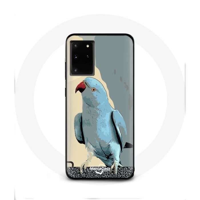 Coque - Samsung - Galaxy S11 Plus - Souple - Perruches perroquets - Bleu