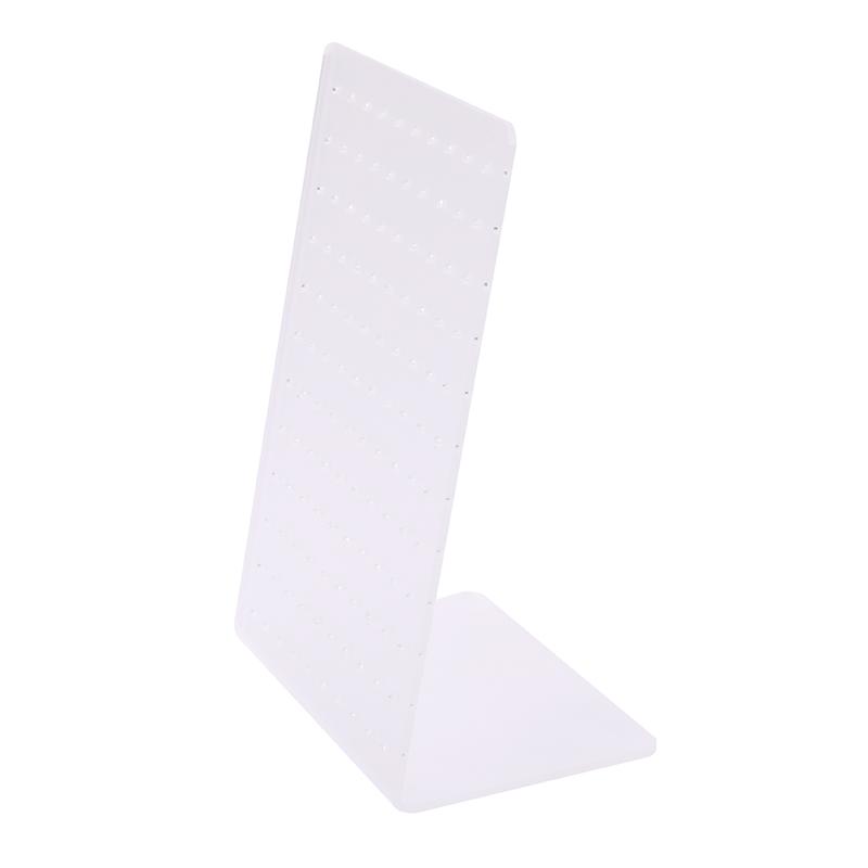 120 отверстий матовый акриловый белый ювелирный стенд для сережек держатель для гвоздиков