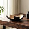 Resin Fruit Bowl Large Decorative Elegant for Dining Table, Entryway