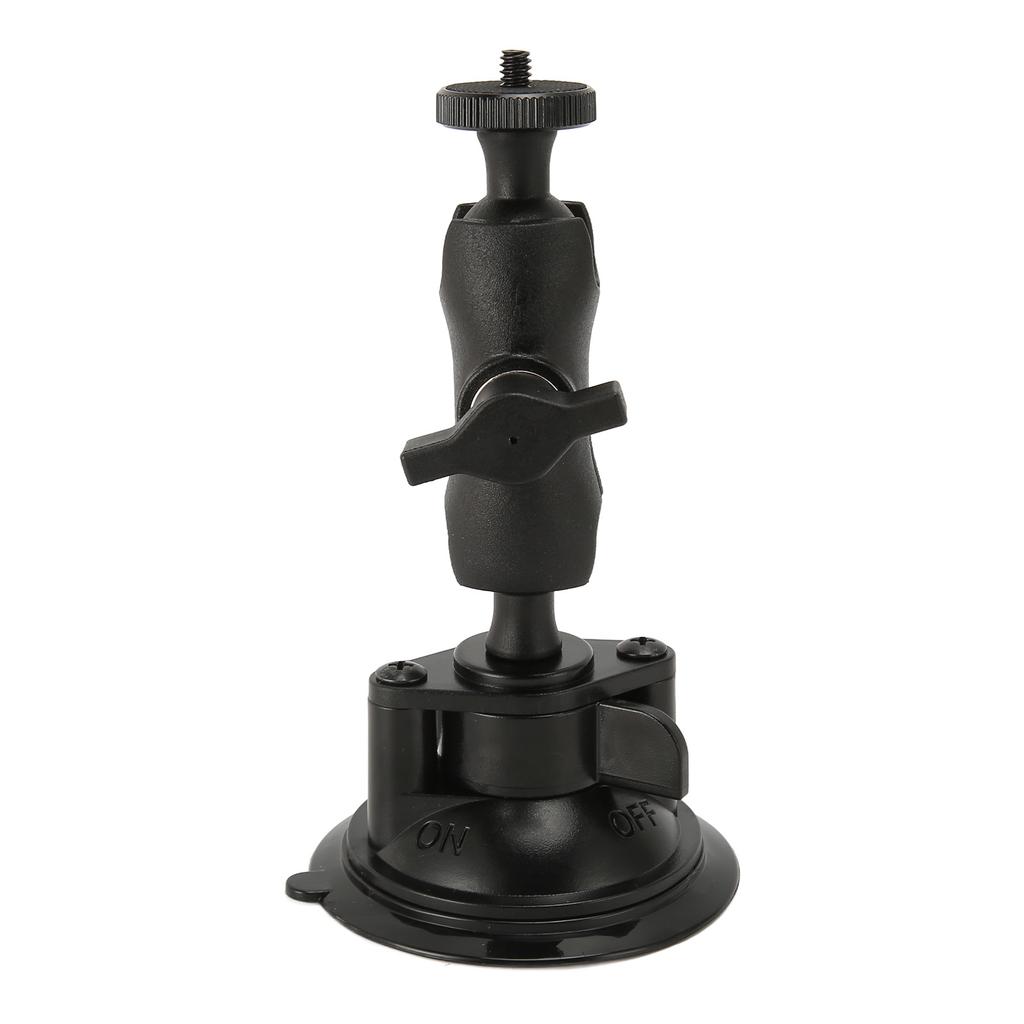 Держатель для камеры на присоске Резьба 1/4 дюйма Вращение на 360 градусов Крепление для камеры на присоске для лобового стекла автомобиля для Insta360