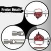 Metal Front and Rear Axles 1/12 RC Car Upgrade Accessories DIY Modified Replacement Adjustable Drive