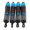 4PCS Oil Pressure Shock Absorbers Aluminum Alloy Model Vehicle Shock Damper Set for 1 10 Scale RC Car 85mm Blue