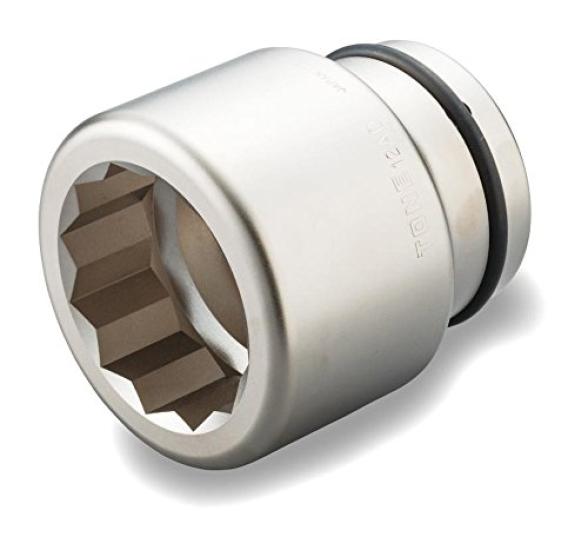 TONE Impact Socket 75mm Width 12AD-75 (12-Point), 38.1mm (1-1/2") Drive,