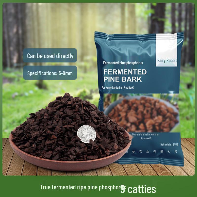 Special Fermented Pine Bark Substrate for Clivia, Phalaenopsis, and Dendrobium Orchids, New Zealand Bark for Top Dressing