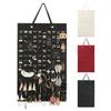 Hanging Earring Holder Storage Organizer Large Capacity Space-saving Double-Sided Wall Mount Earring