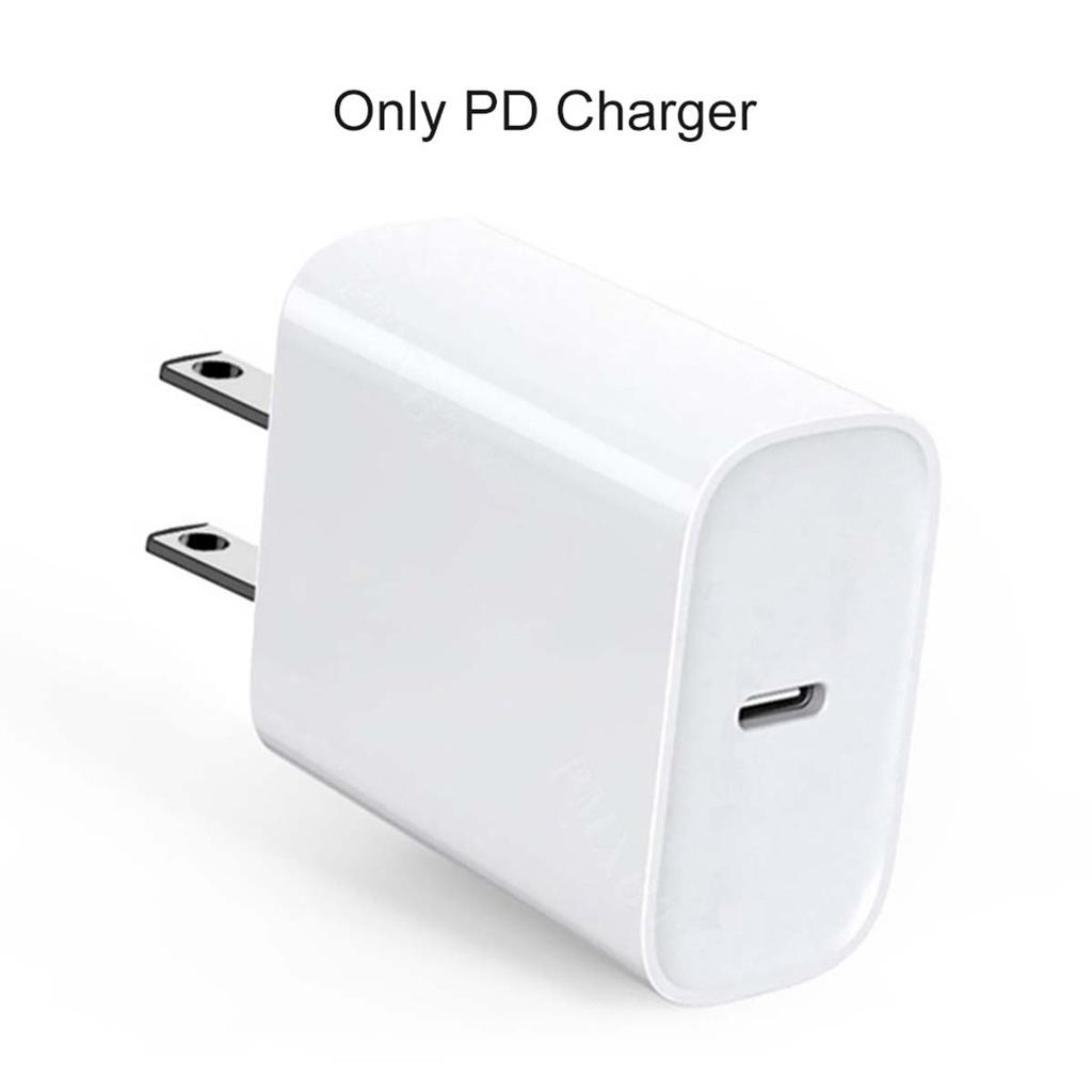 1-2Set 20W US USB C Port Fast Charger For iPhone 14 13 12 11 Pro Max Plus XR Xs 7 8 3.3 Ft USB C Fast Charging Cable Accessories