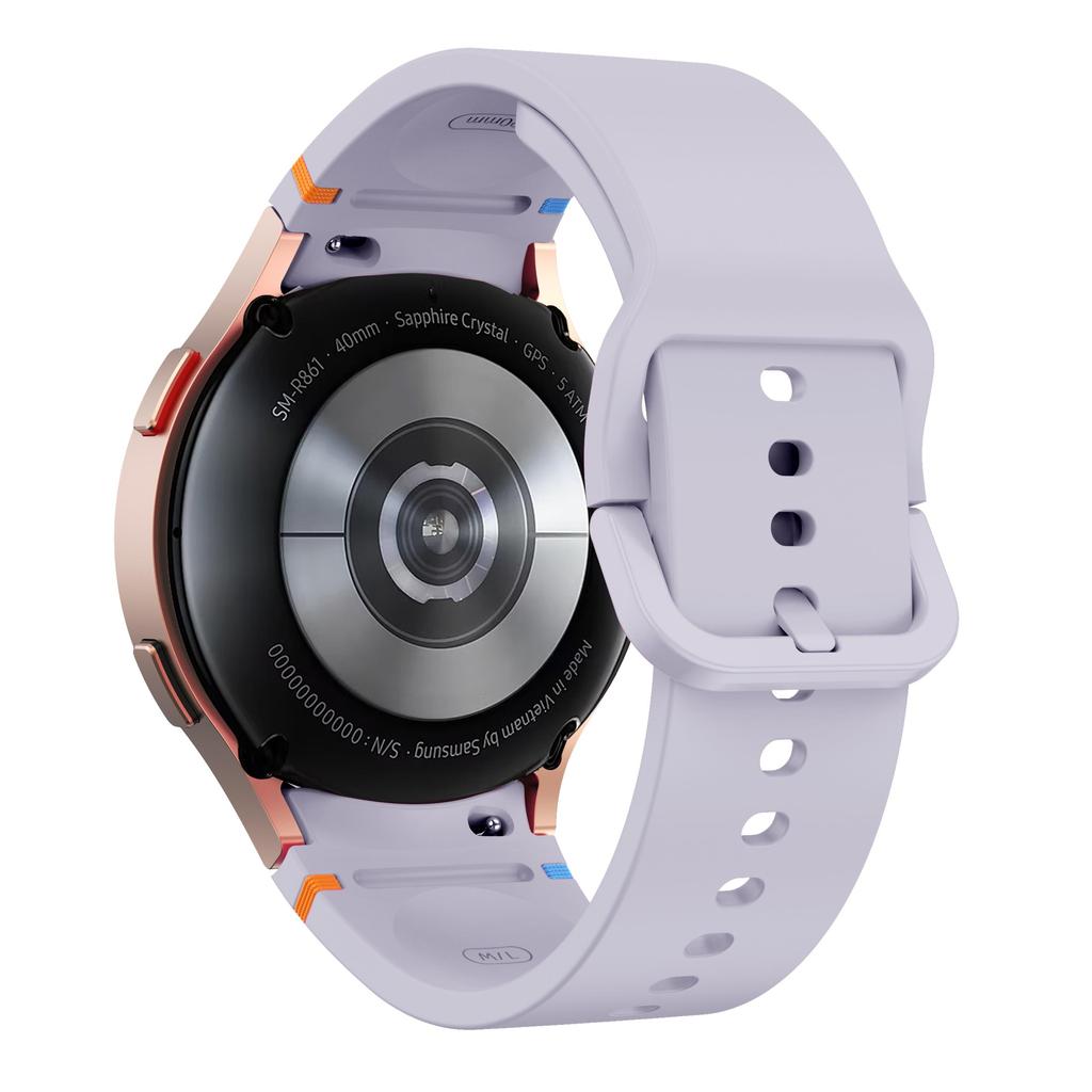 Силиконовый ремешок для часов 20 мм для Samsung Galaxy Watch 7/6/5/4 44 мм 40 мм Браслет Galaxy Watch 6 classic 5 pro 45 мм 47 мм 43 мм Ремешок