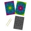 Creative Kit for Children Mandala Scratch Cards