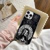 Cool Black Graffiti Phone Case Phone Case For iPhone 17 16 15 14 13 Pro Max Plus Fantasy Glitter Aurora Water Ripple Cover