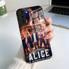 Горячий ТВ Алис I-In B-Borderland Чехол для телефона Samsung A56 A36 A26 A16 A15 A25 A35 A55 A14 A34 A24 A54 Стеклянный чехол
