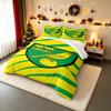 Norwich City Yellow Green Canary Crest Bedding set (1 duvet cover, 2 pillowcases, duvet not included), Soccer Club Badge Art