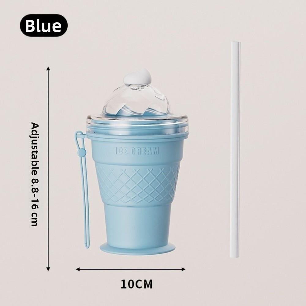 Silicone Foldable Ice Ball Cup Press Easy Demoulding Ice Ball Maker Mold Travel Camping