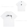 STU American Vintage Graphic T-Shirt Couples White Collection Short Sleeve Men Women Casual