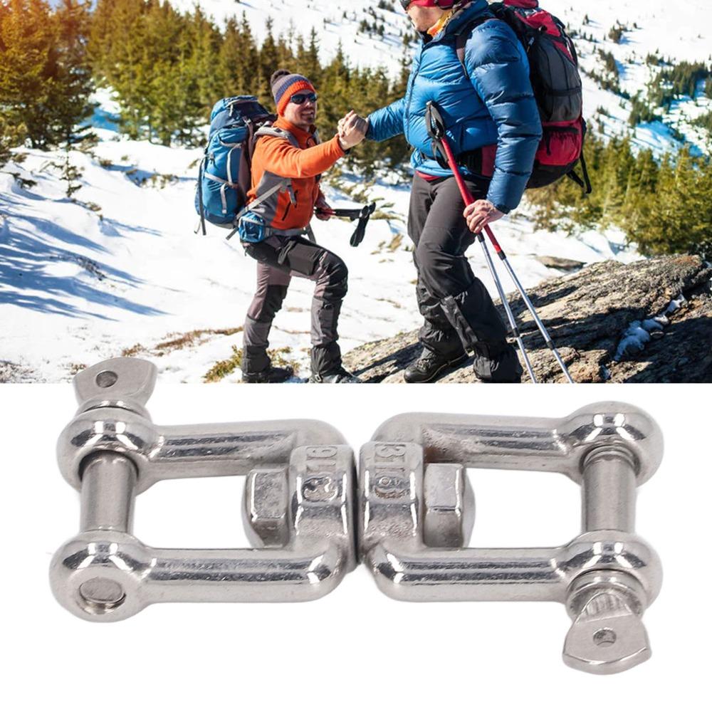 Rustproof Double Jaw Shackle Stainless Steel Anchor Swivel Jaw Boat Application