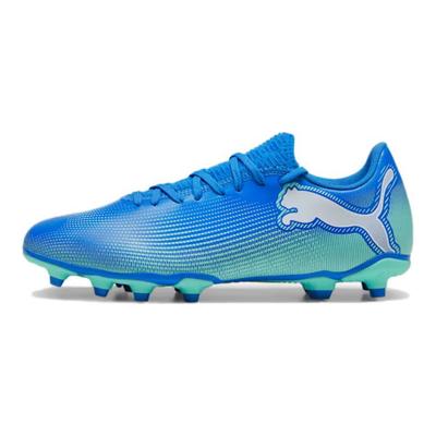 Future Play 7 FG AG Hyperlink Blue Унисекс Кроссовки Мятно-Белые 107939-01