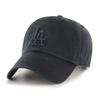 Dodgers ЧИСТЫЕ Dodgers Классическая домашняя Классическая кепка Dodgers от Clean [47 Brand] Кепка ’47. '47 Вверх. (Полностью черный, Размер (55см - 61см))