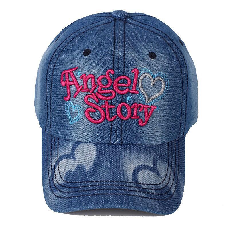 Cowboy hat casual cap summer ladies visor spring and autumn new outdoor embroidery letter versatile hat