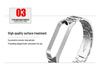 Совместимый с Xiaomi Band 7 браслет из нержавеющей стали с тремя рядами звеньев